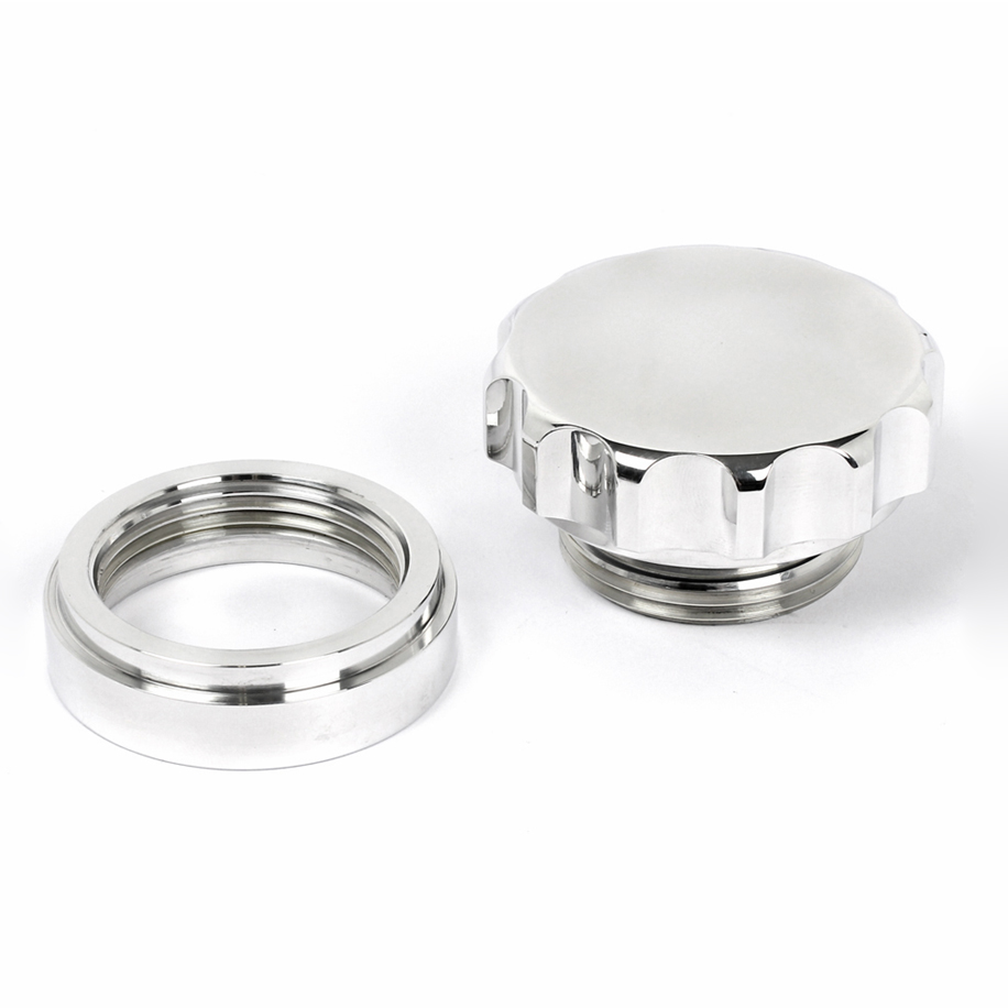 Alloy filler cap with weld on thread 2.0" inch